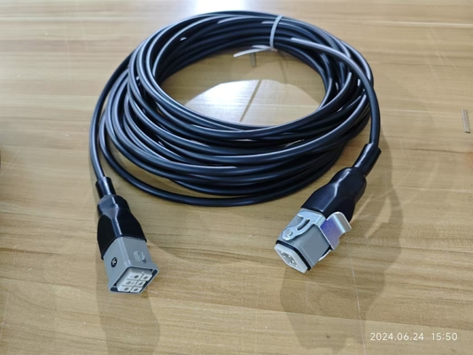 100% getestet Schere Lift Draht Montage mit Quadrat Connector 100% für einen reibungslosen Betrieb